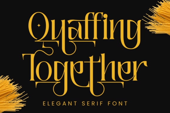 A Practical Web Designer's Review of the Quaffing Together Typeface