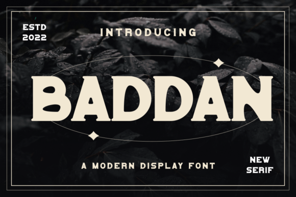 Baddan Font: A Bold Display Typeface for Modern Campaigns