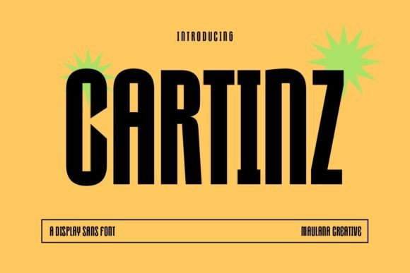 Cartinz: A Modern Condensed Sans Display Font for Editorial Impact