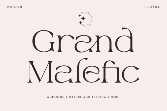 Choosing Grand Malefic: A Modern Serif Font for Digital Branding