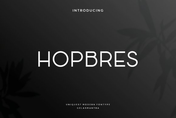 Hopbres: A Serif Font with Handmade Charm for Crafters and Sellers