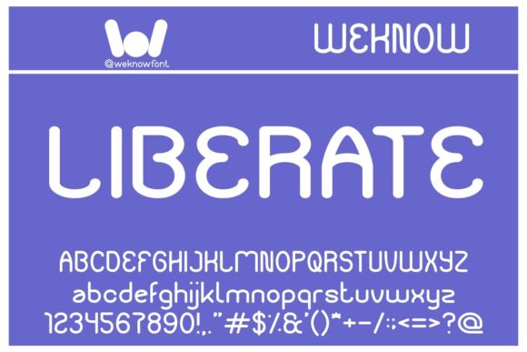Liberate: A Display Font Designed for Marketing Impact