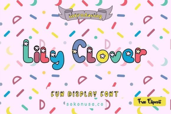 Lily Clover: A Playful Display Font for Your Online Presence
