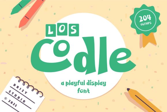 Los Codle: The Playful Serif Font for Editorial Mood