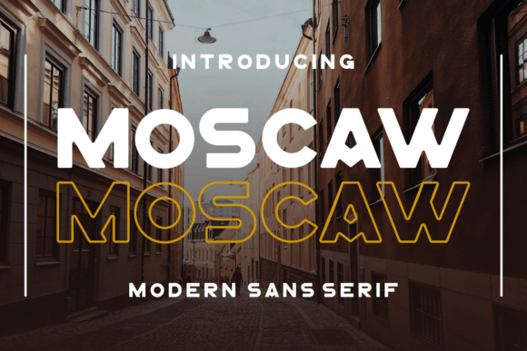 Moscaw: A Modern Font for Your Handmade Creations