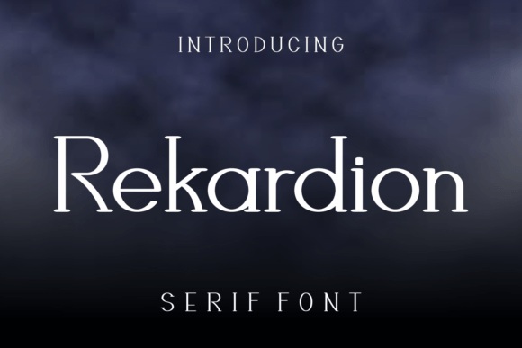 Rekardion: A Serif Font for Building Characterful Brands
