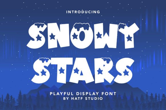 Snowy Stars Font: A Playful Tool for Distinctive Branding