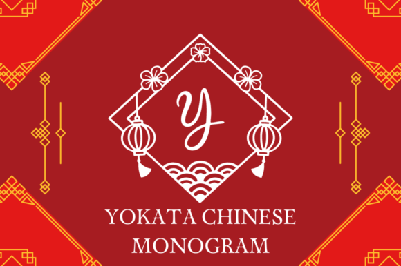 Yokata Chinese Monogram: A Strategic Decorative Font for Marketing